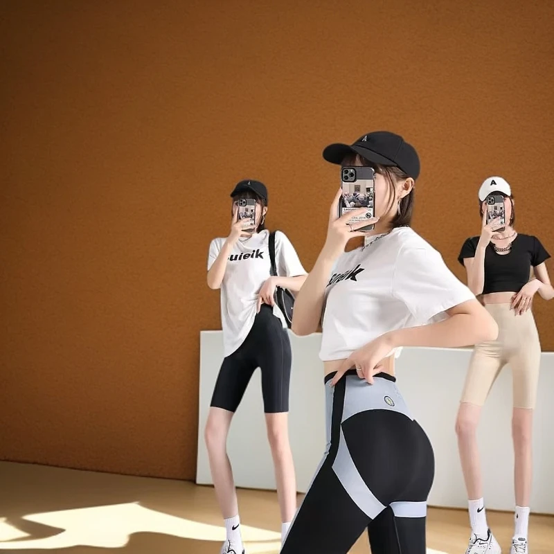 悬浮裤5D女收腹翘臀裤塑身裤防走光无痕透气安全裤三合一美体裤