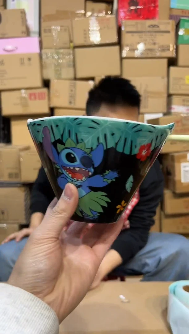 【闪购商品】杯夏威夷史迪仔拉面碗