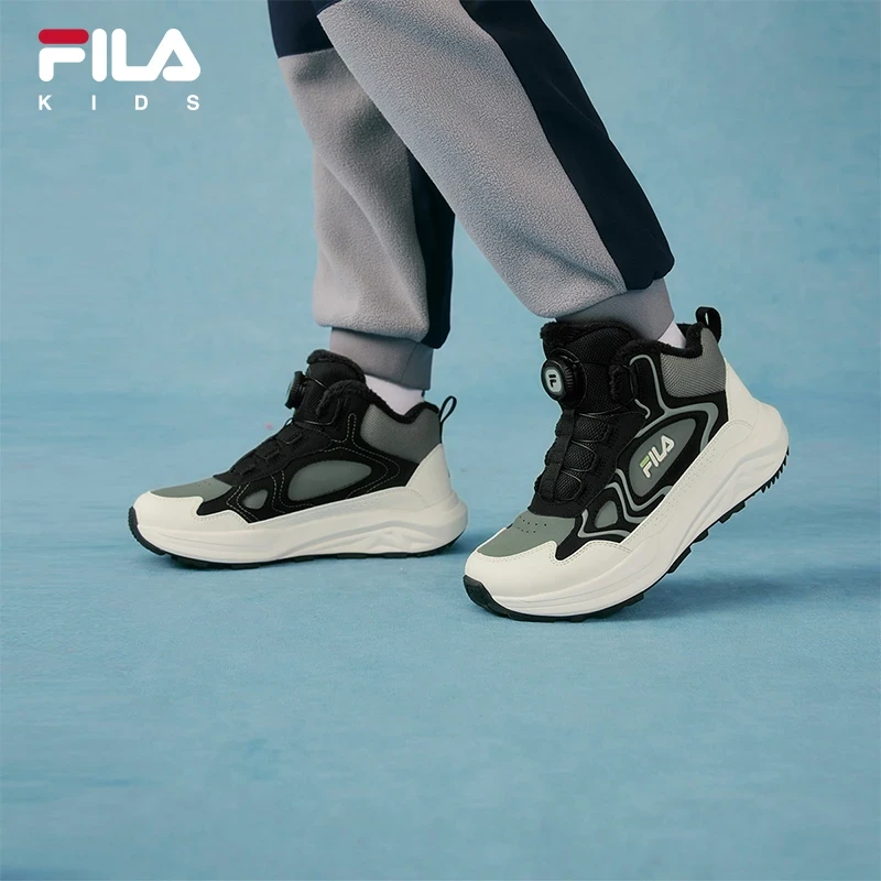 山猫棉鞋|斐乐儿童鞋2025冬季新款加绒中大童运动鞋K55B543903