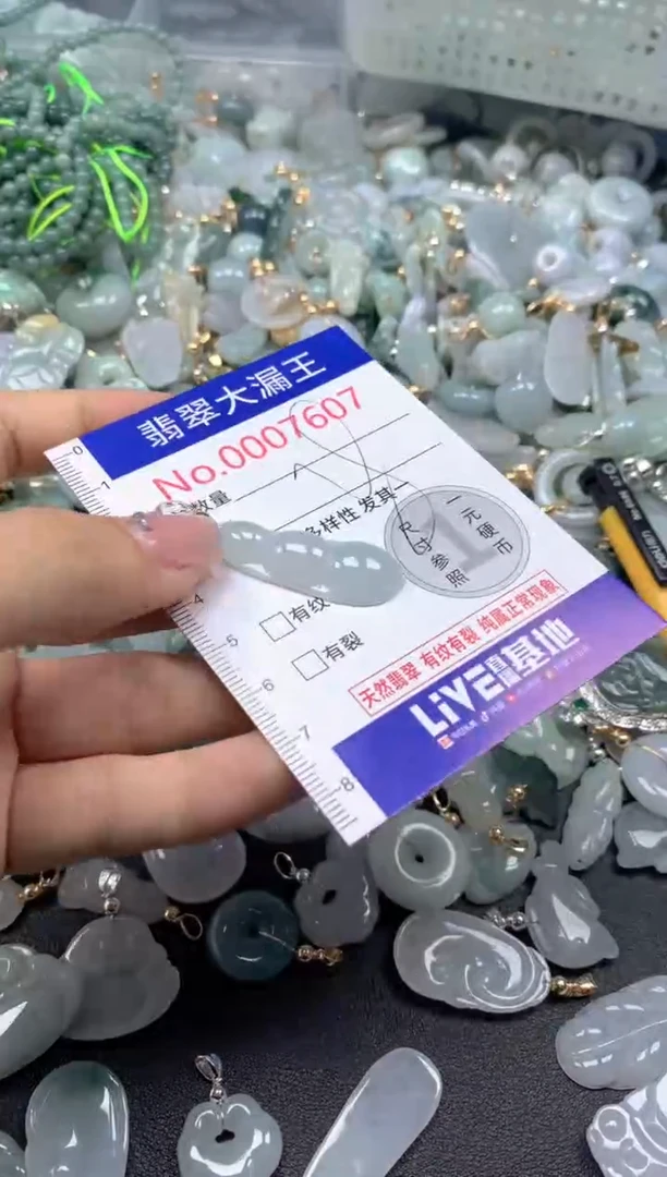 颈饰未镶嵌翡翠7607