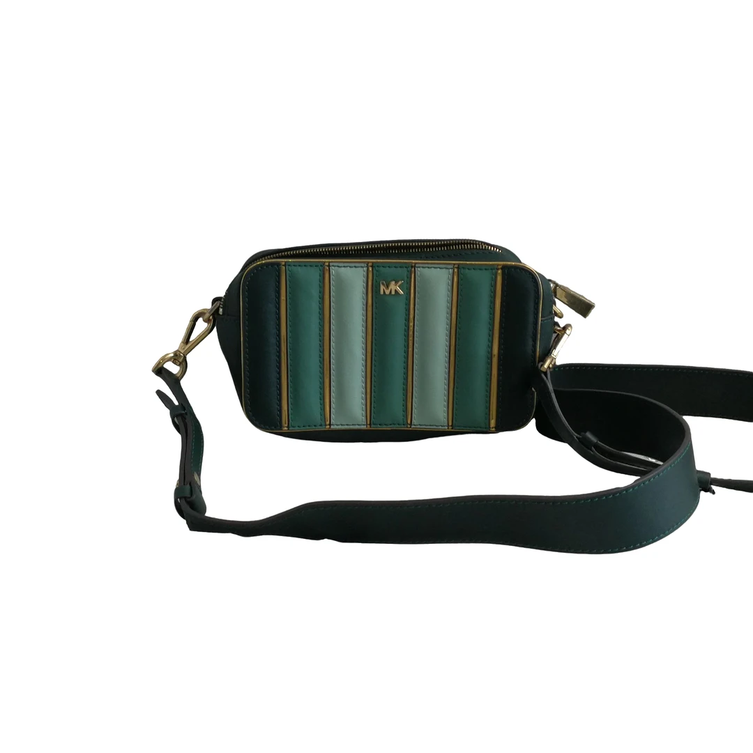 95新  MK 绿色单肩包 a041631