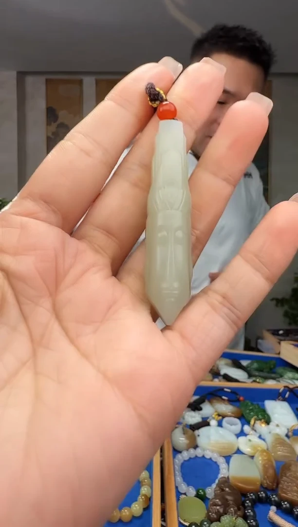 颈饰未镶嵌和田玉拍一发一多样性发货