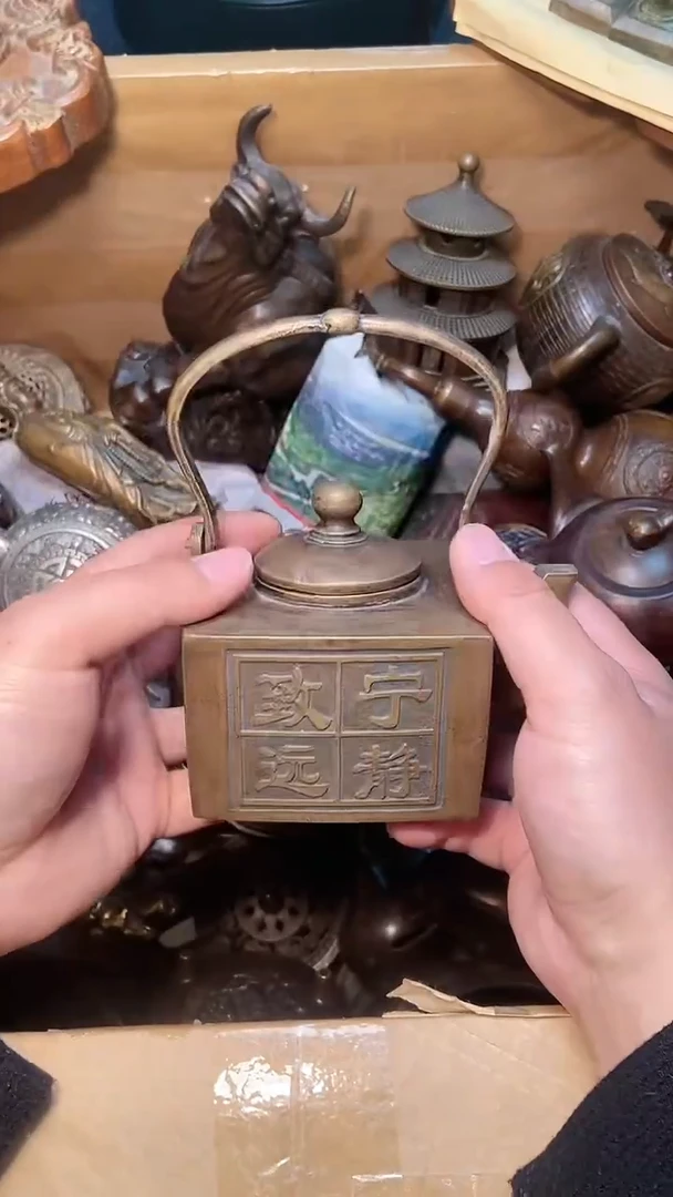 【闪购商品】18铜器客户铜炉铜器摆件