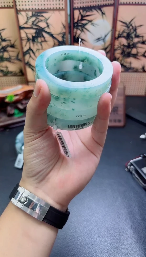 定制翡翠手镯未镶嵌手镯定制