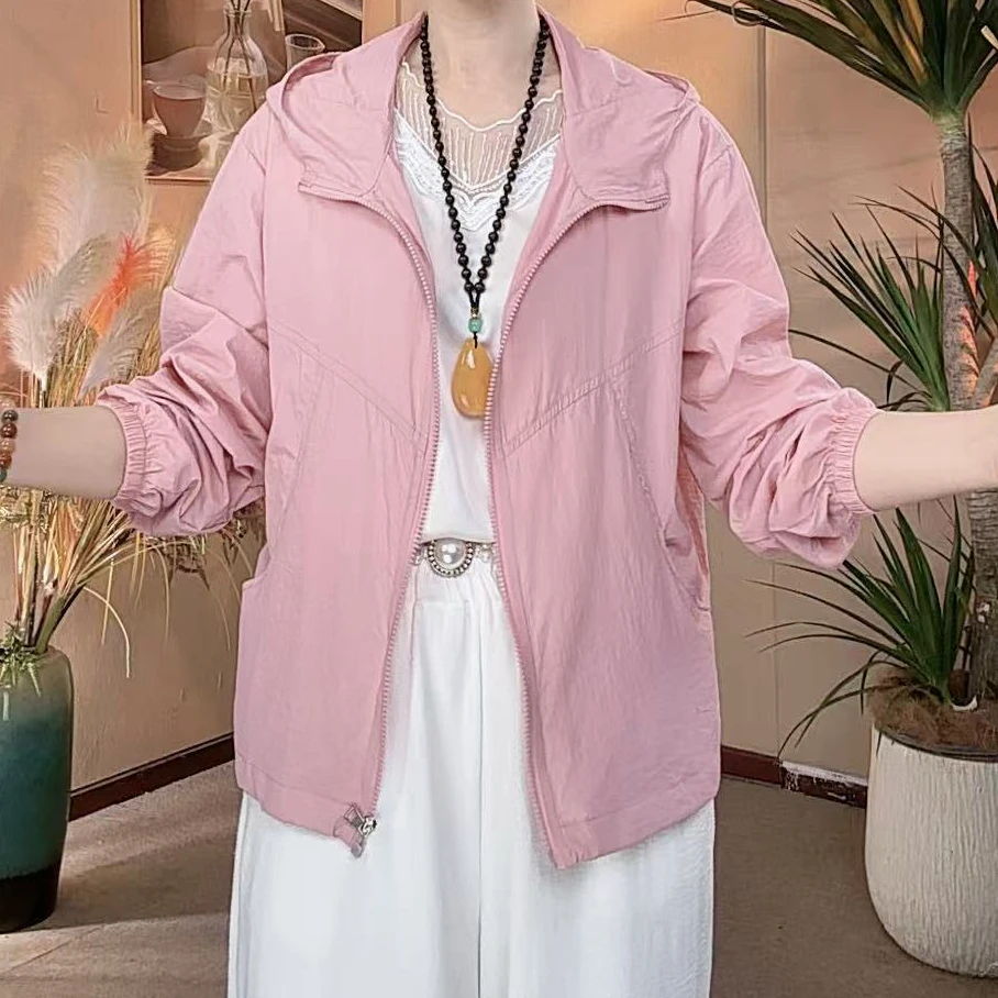 2025早秋新款防晒衣旅游拍照户外薄款连帽[03]