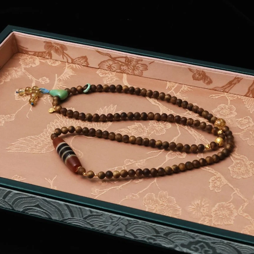 【棠莳】绿松手链*18k金*四圈*四线