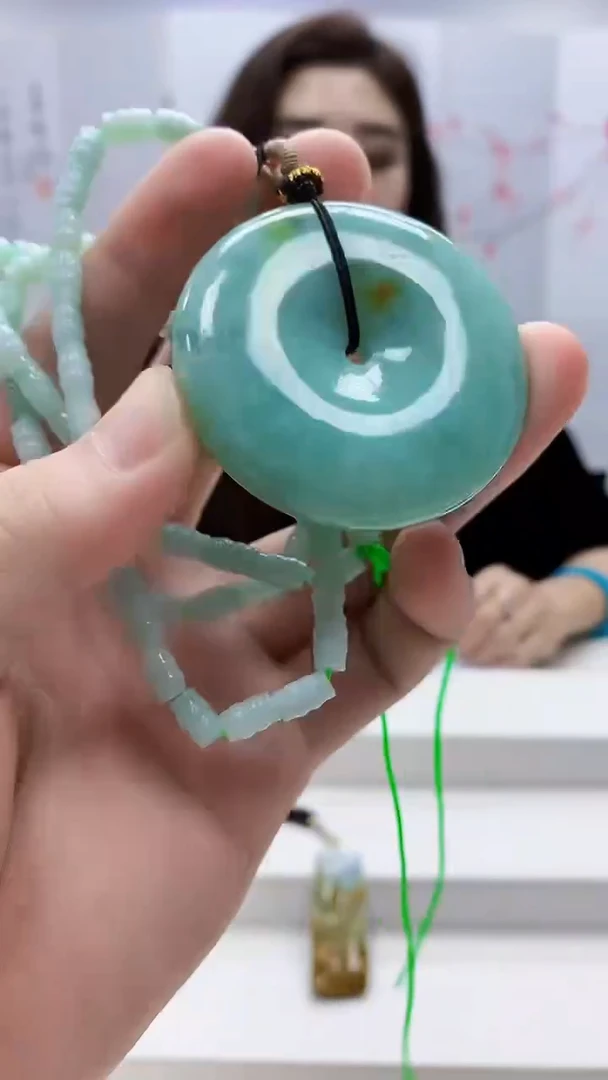 定制翡翠未镶嵌4829bb-毛货挂件赠珠链33