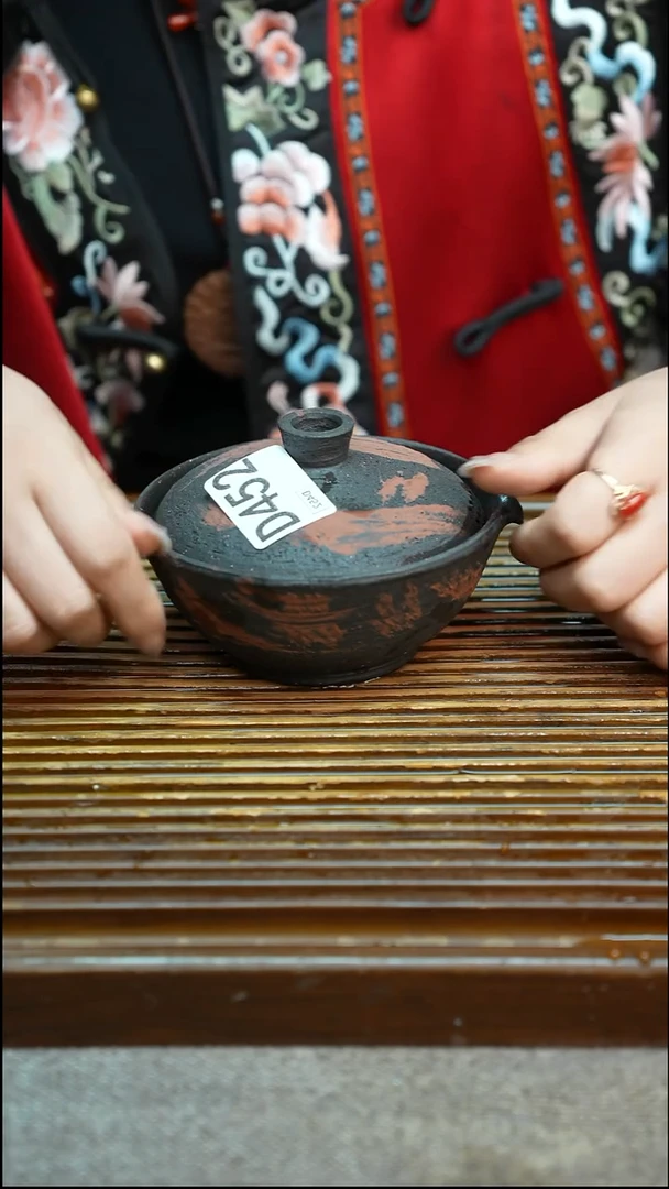 万古烧粗陶手工手作茶具