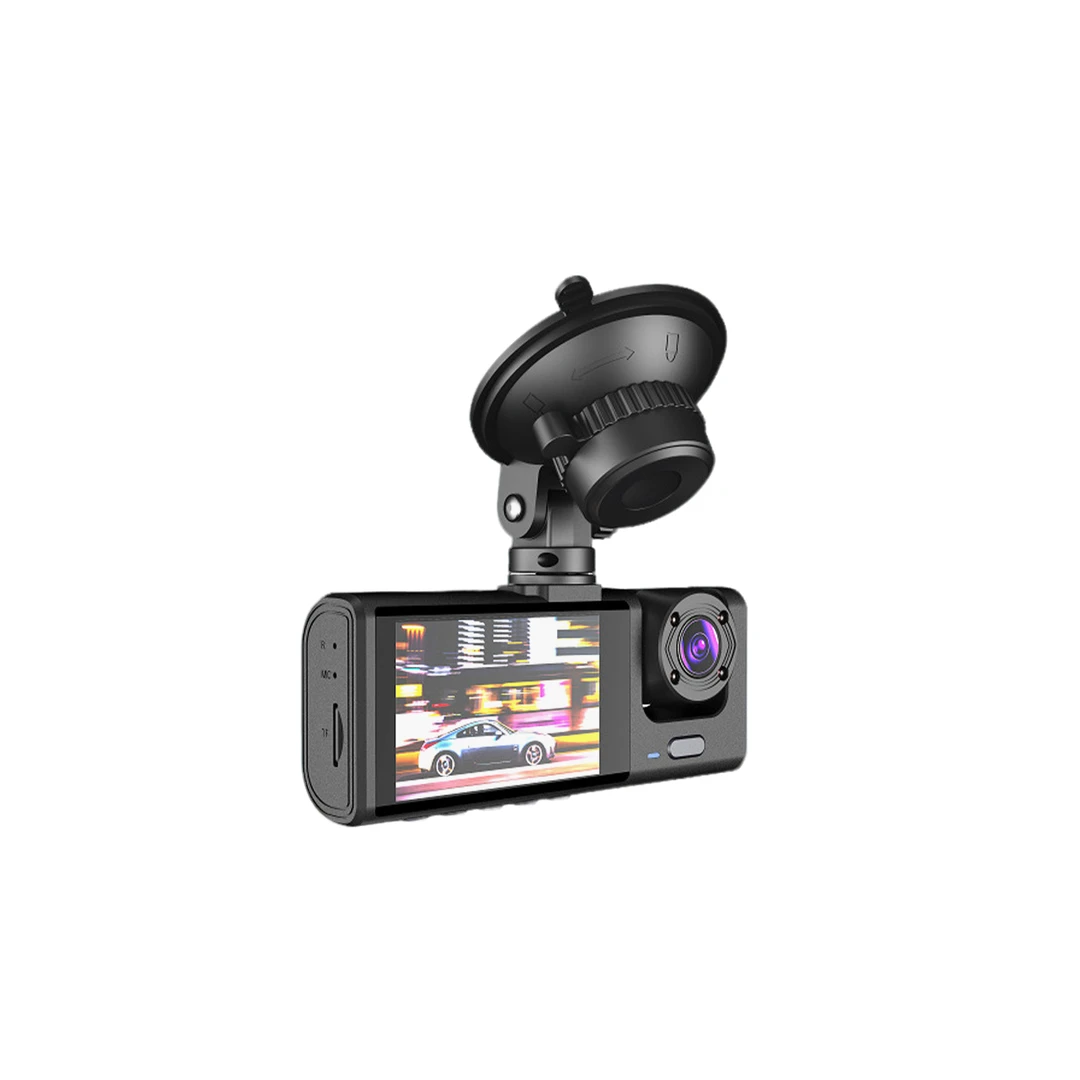 新款三镜头行车记录仪无线三录夜视汽车监控-XL004-D