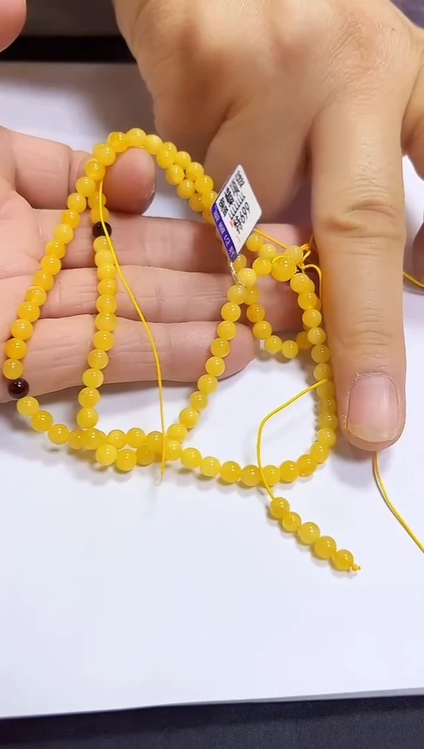 蜜蜡颈饰未镶嵌项链