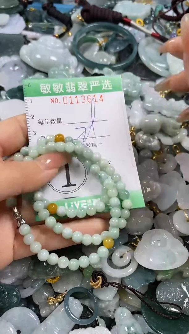 【闪购商品】翡翠颈饰未镶嵌闪购0113614多样性发其一