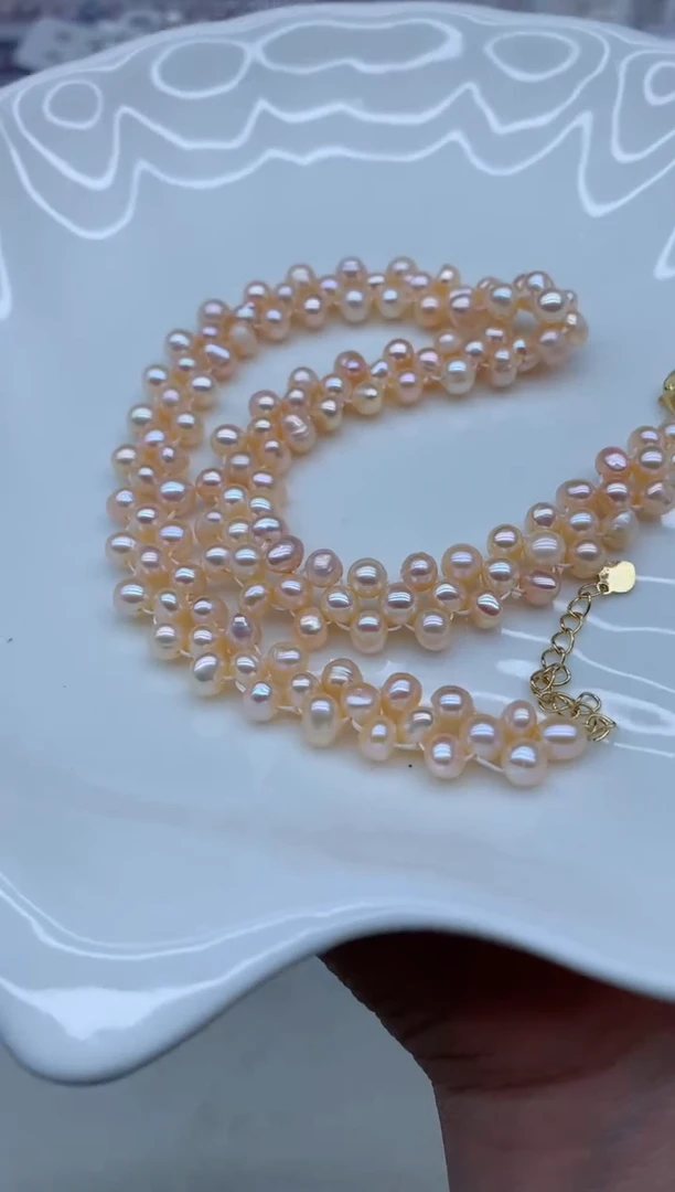 淡水珍珠未镶嵌颈饰淡水珍珠项链多样性发其一