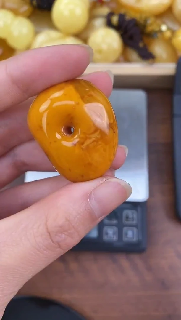 裸石琥珀未镶嵌天然琥珀蜜蜡