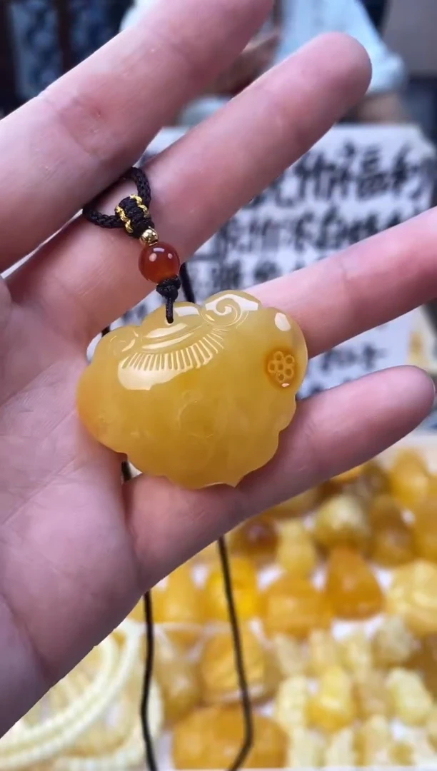 裸石琥珀未镶嵌天然琥珀蜜蜡