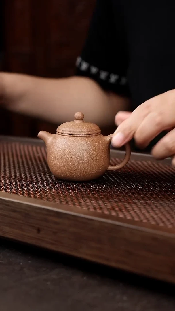 茶壶紫砂老段泥小匏尊