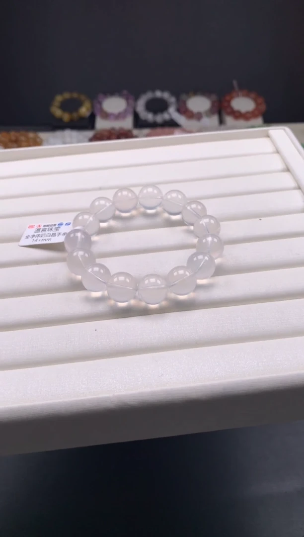 【闪购商品】水晶手链未镶嵌奶白晶14，A58