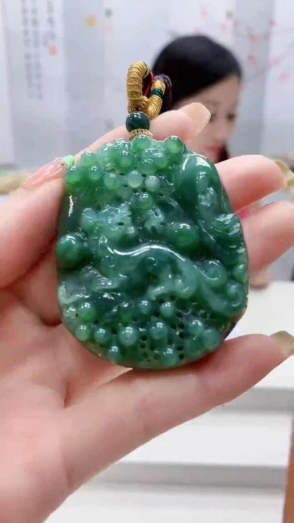 未镶嵌定制翡翠4852ry-毛货挂件43
