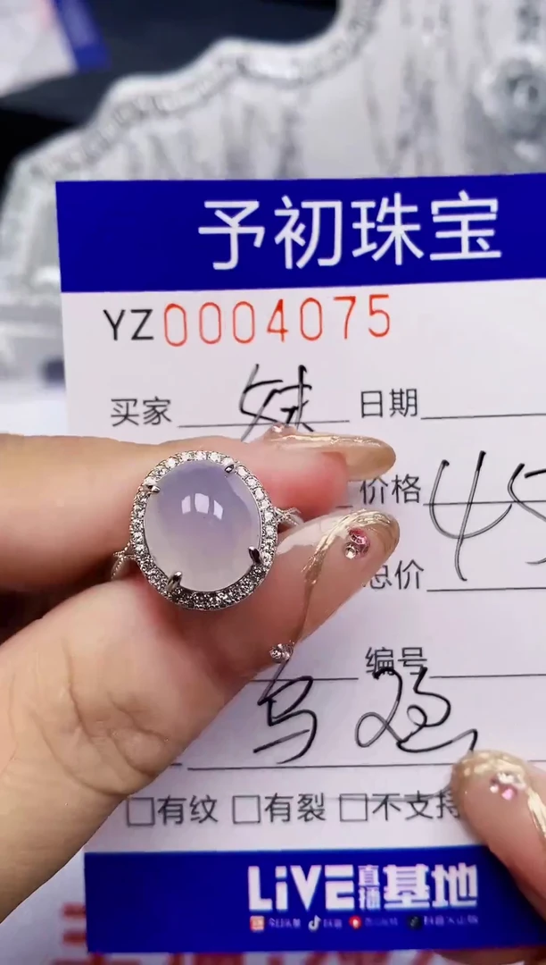 翡翠银S925镶嵌颈饰辣*4075