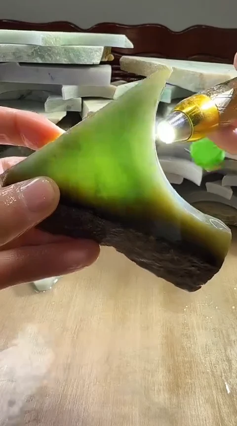 裸石翡翠缅甸翡翠A货花32