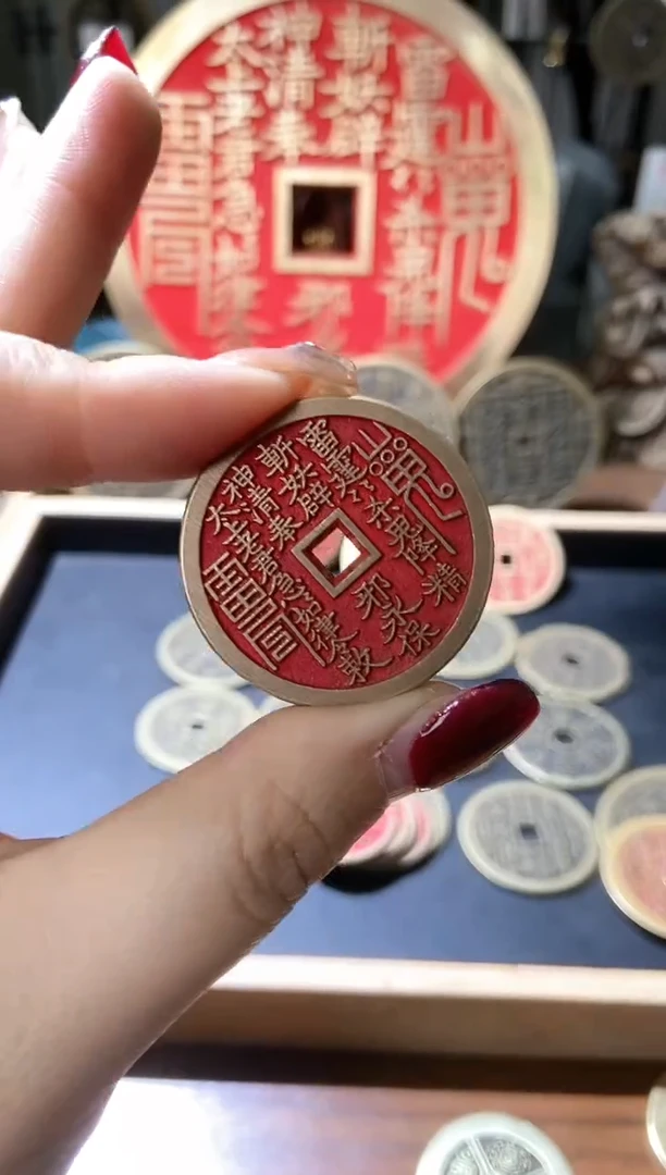 【闪购商品】铜3.5点砂方孔现代翻砂铜工艺品