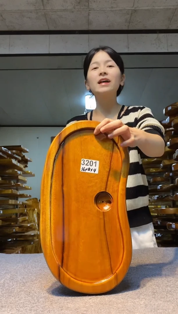 实木原木茶盘 一物一拍(不含配件）