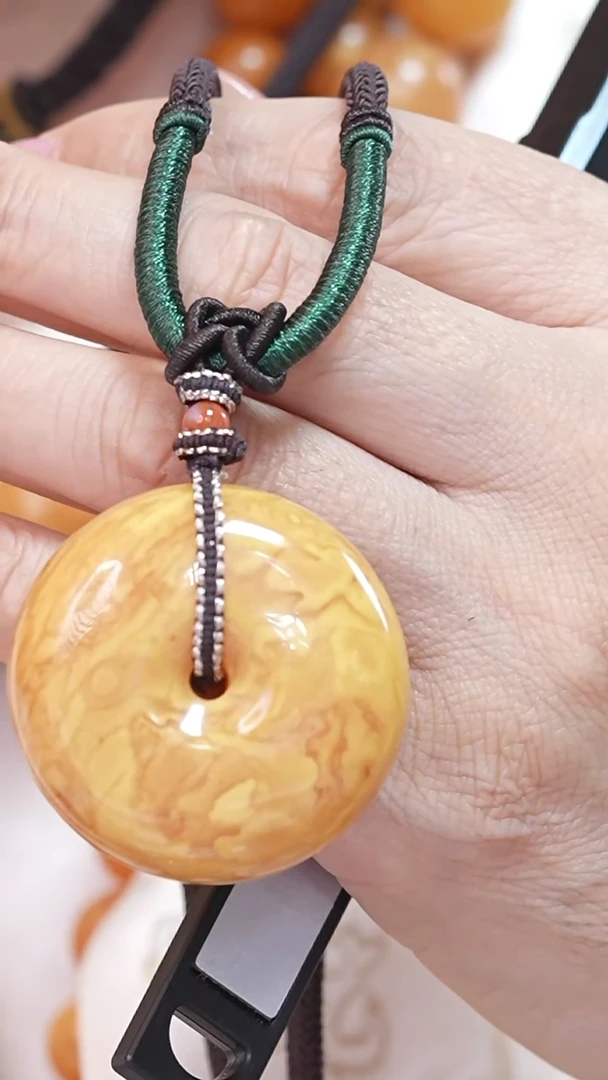 蜜蜡颈饰未镶嵌222-8730天然蜜蜡珠宝奇石云端妖孽全部保真