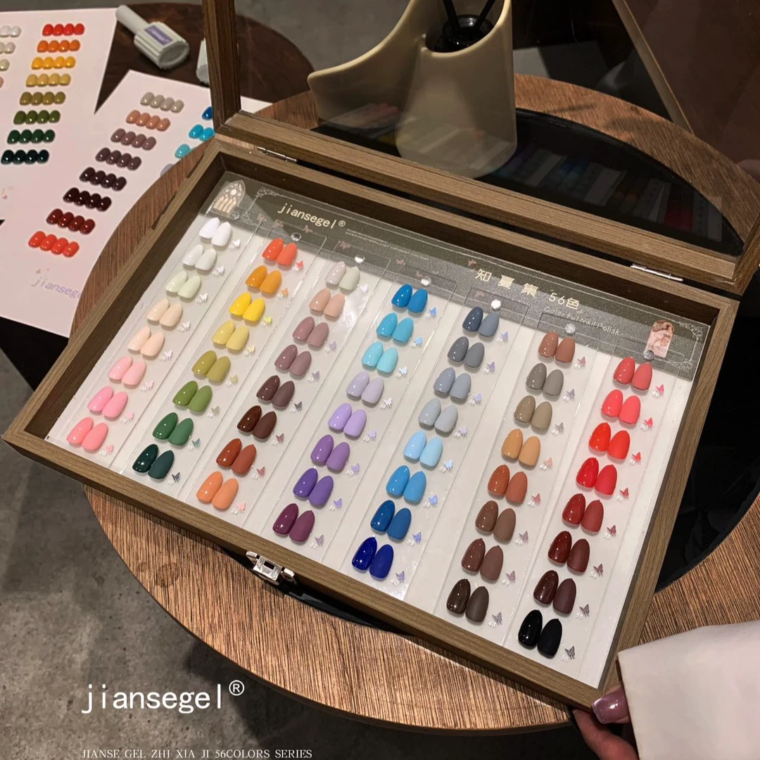 纯色的美甲色胶简色56色知夏集纯粹的营造简洁鲜艳的色调四季百搭