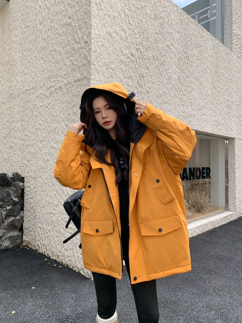 582422 2025冬季新款冲锋衣羽绒服