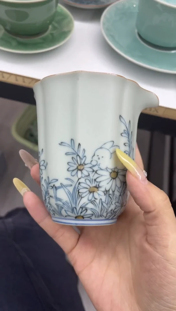 手工彩绘 慧仙青瓷 龙泉青瓷大促