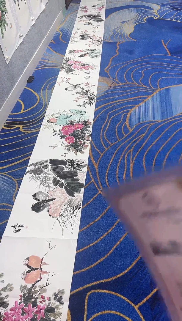 国画直播间凌森老师的作品