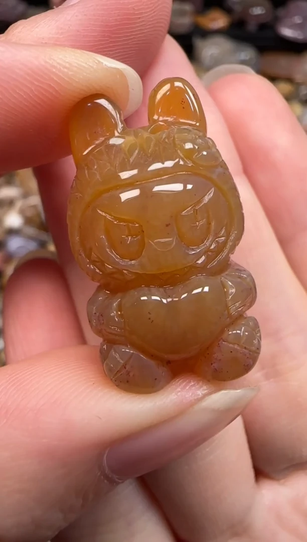 硅化珊瑚（珊瑚玉）未镶嵌颈饰441