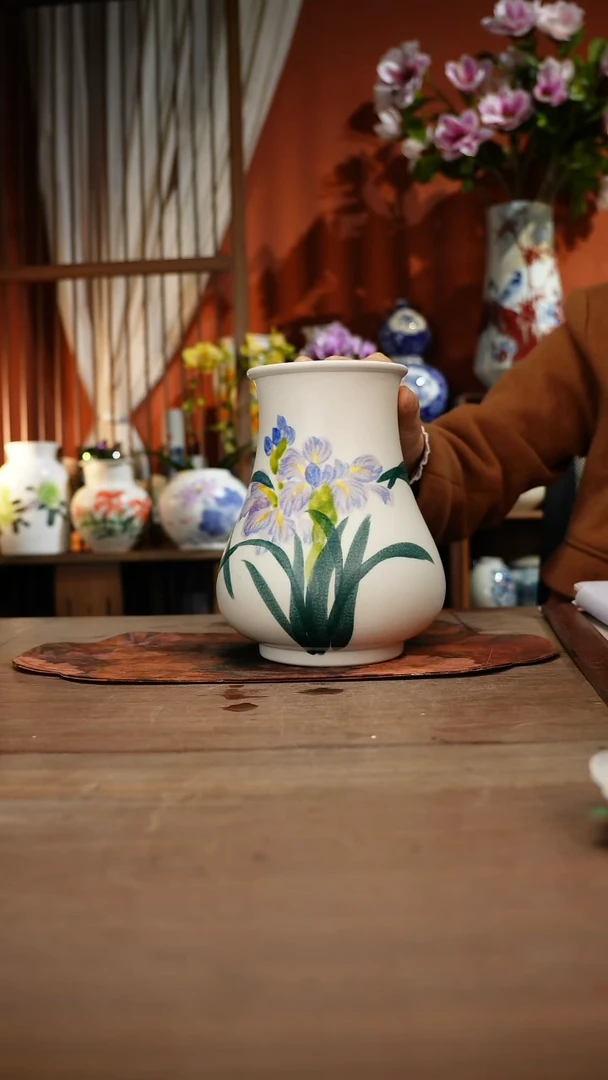 当代景德镇高温釉下彩手绘陶瓷餐具