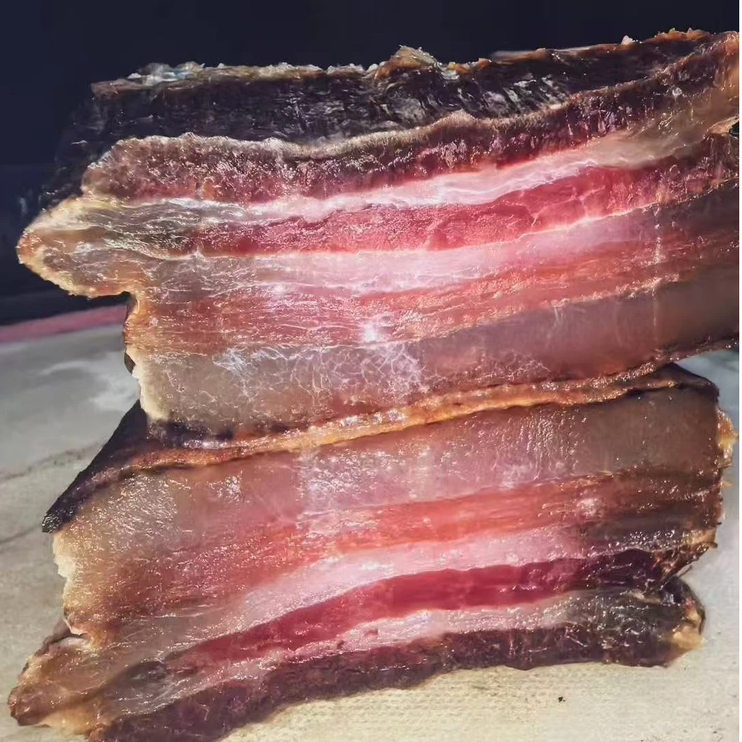 重庆巫溪高山粮食猪五花腊肉《现场称重》一物一拍