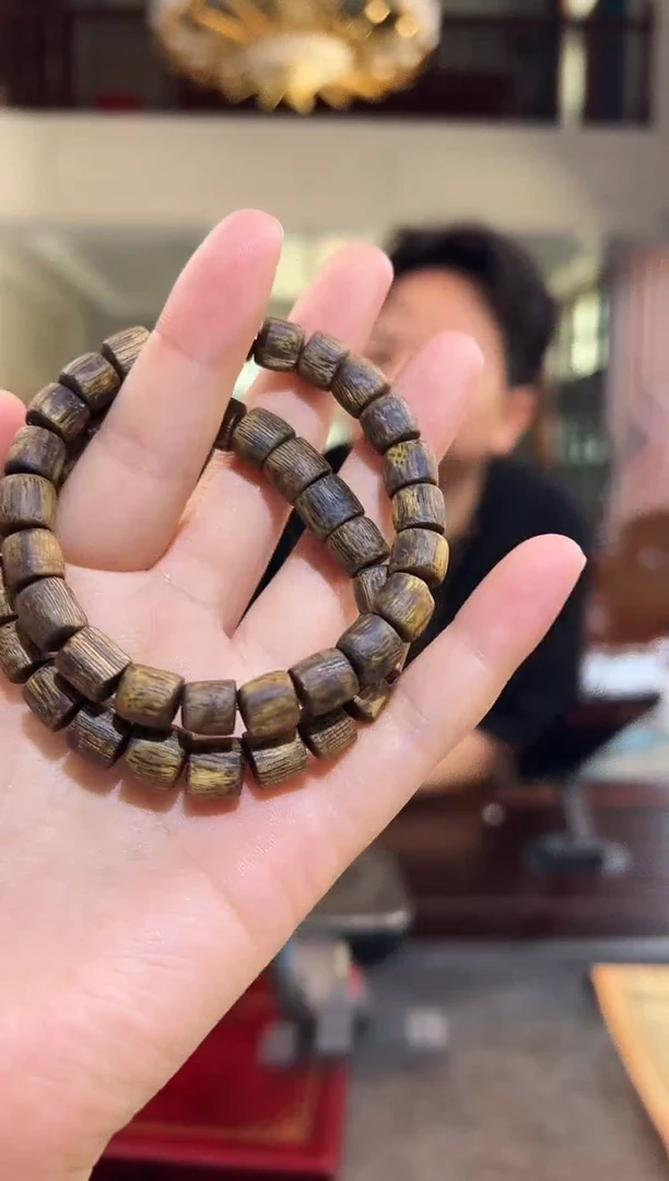 沉香碎屑沉香582号桶珠单勾丝粉末多样性发一807