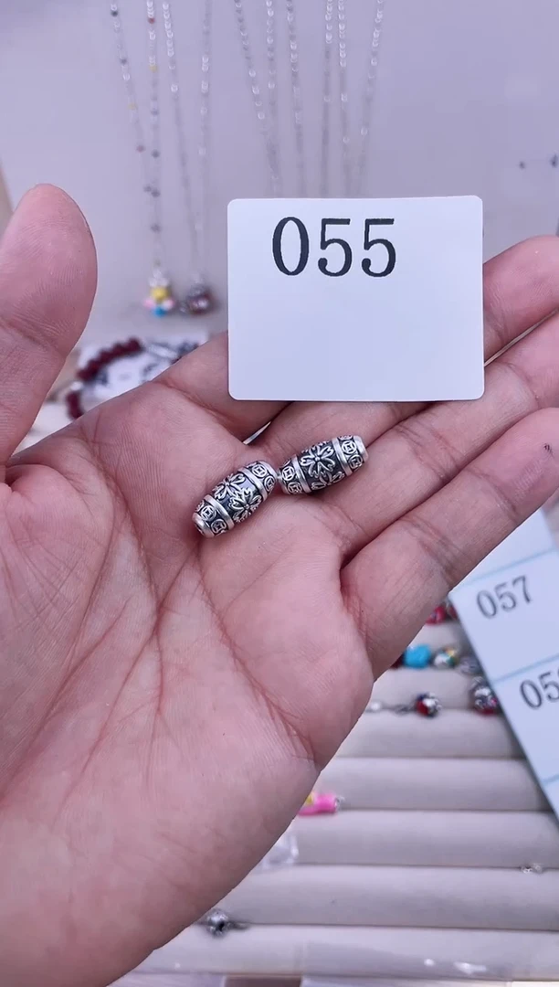 无足银谢*兰纯银配件055
