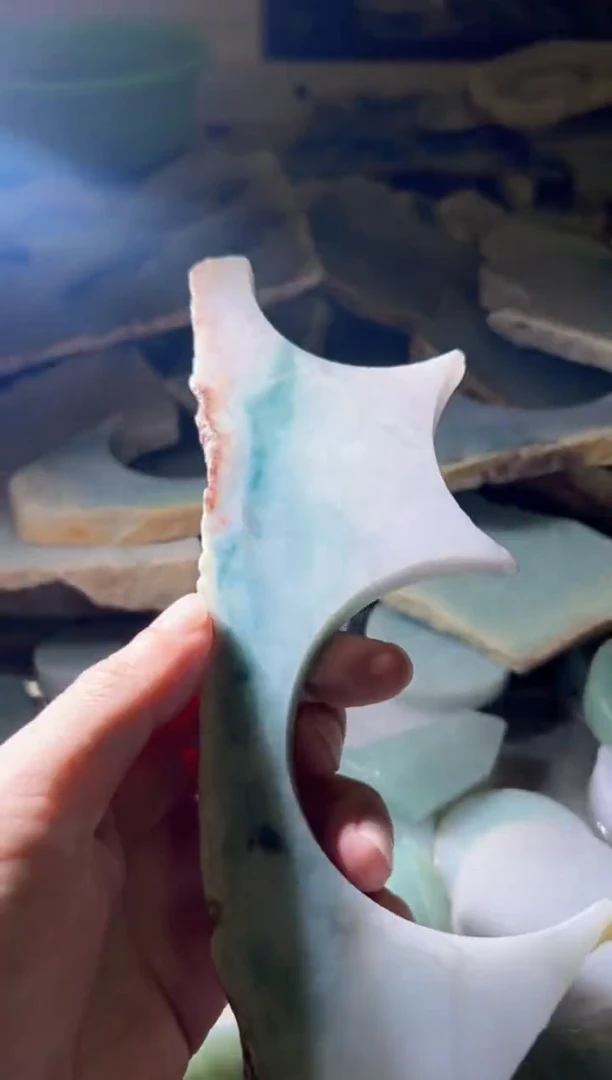 翡翠未镶嵌颈饰翡翠A货小福建44