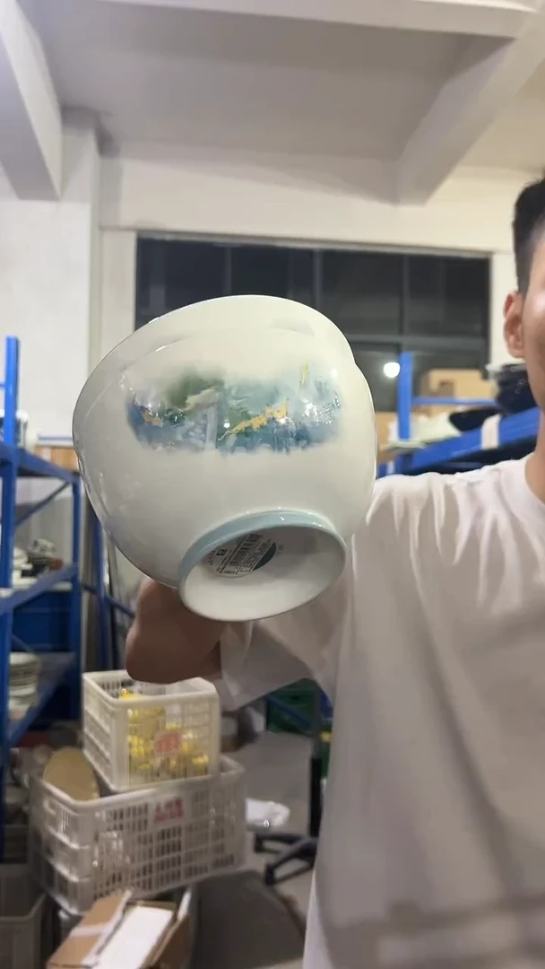瓷观沧海6英寸面碗2个装