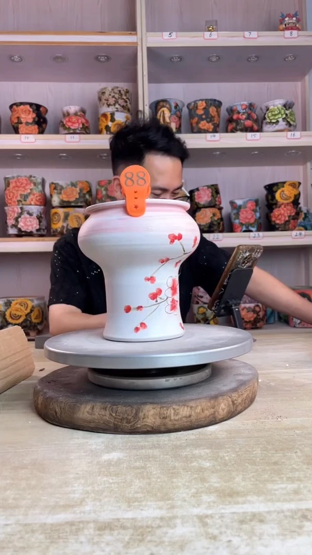 摆件88陶花岛多肉陶瓷花盆罐——微瑕