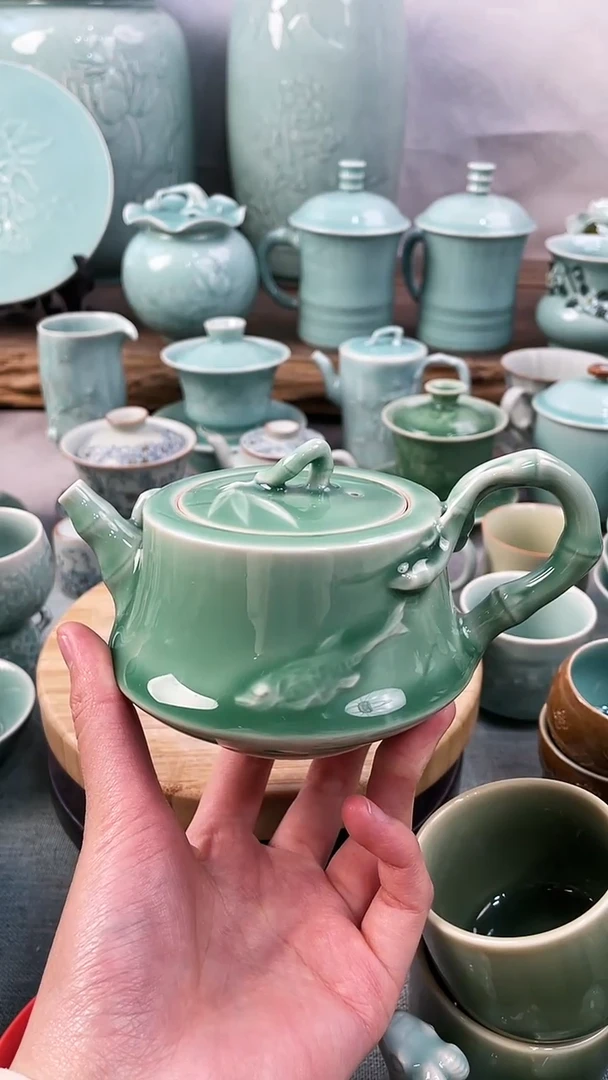 【闪购商品】特价 微瑕 慧仙青瓷