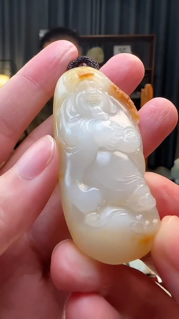 吊坠(不含链)未镶嵌和田玉挂件