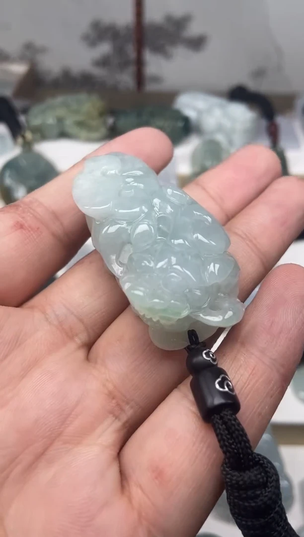 颈饰未镶嵌翡翠貔貅