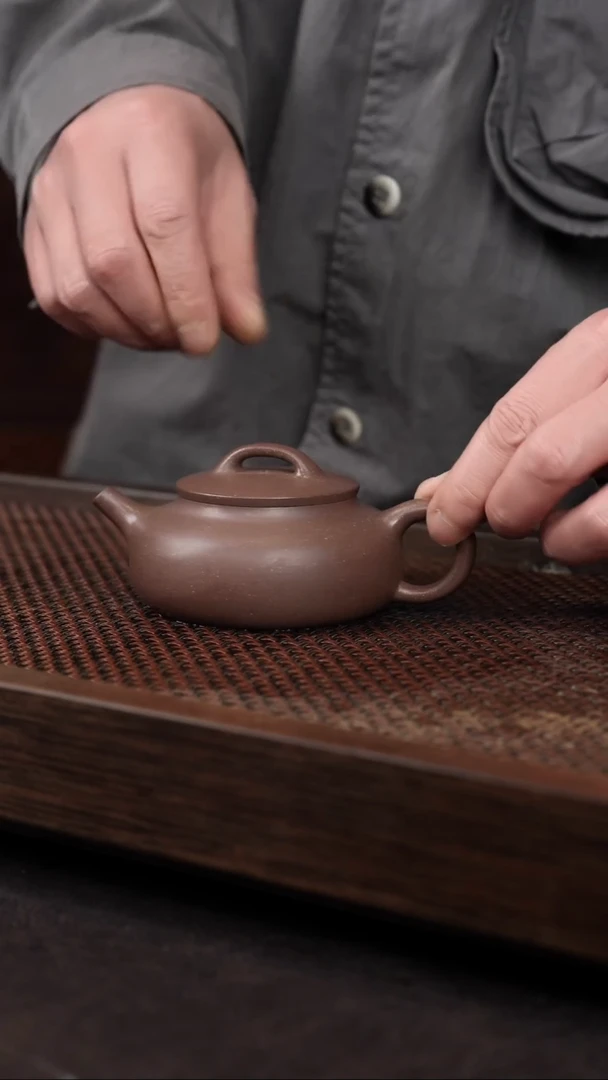 【闪购商品】紫砂茶壶老紫泥大彬诗意