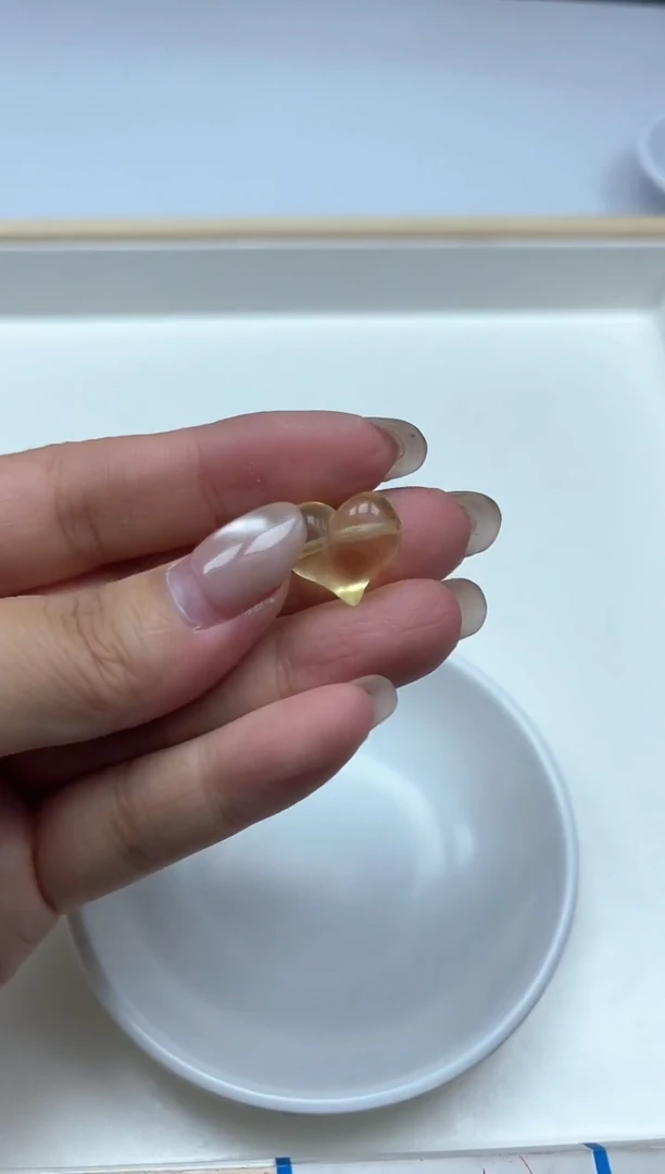 水晶珠宝半成品未镶嵌D943黄水晶 屁桃1个9.9元