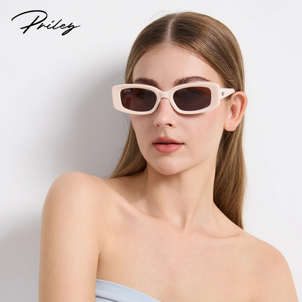 PRILEY高级质感板材甜酷方框防紫外线囡囡太阳镜Nora