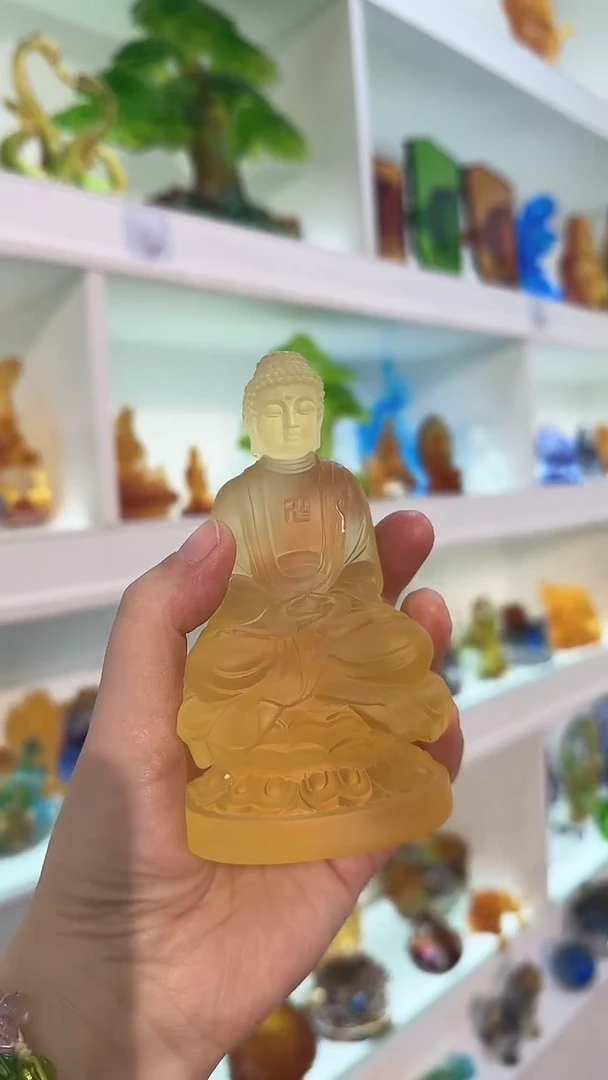 手工艺品琉璃佛像