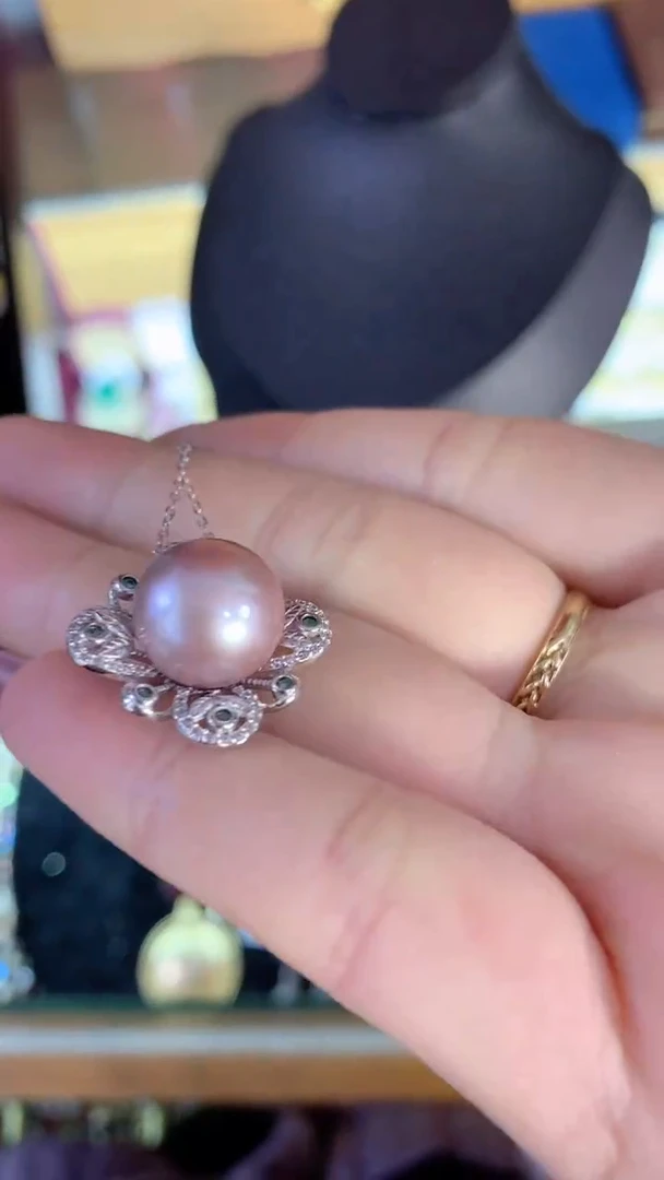 【闪购商品】淡水珍珠颈饰银S925镶嵌楚楚中古珠宝甄选不退换