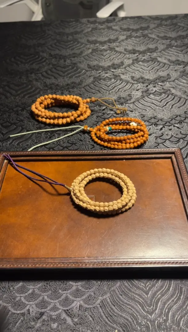 手串柏香籽/百香籽小鱼出品--油皮莲花