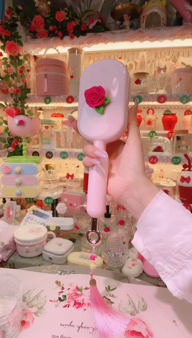 其他品质好发货快放心拍！玫瑰花梳子粉色