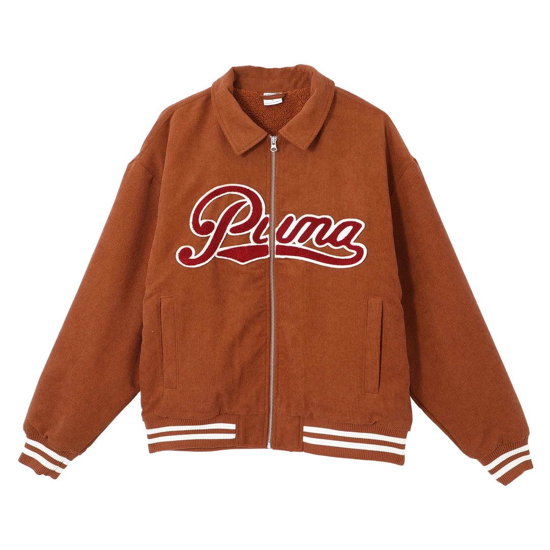 【滔搏联动】puma彪马男子复古灯芯绒棒球服加绒外套63094998