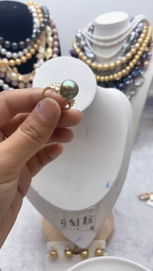 【闪购商品】淡水珍珠颈饰钛钢53